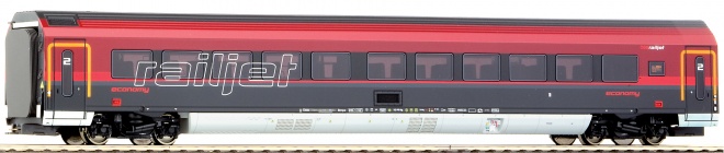 Passenger car economy class of Railjet with Digital interior lights<br /><a href='images/pictures/Roco/64713.jpg' target='_blank'>Full size image</a>